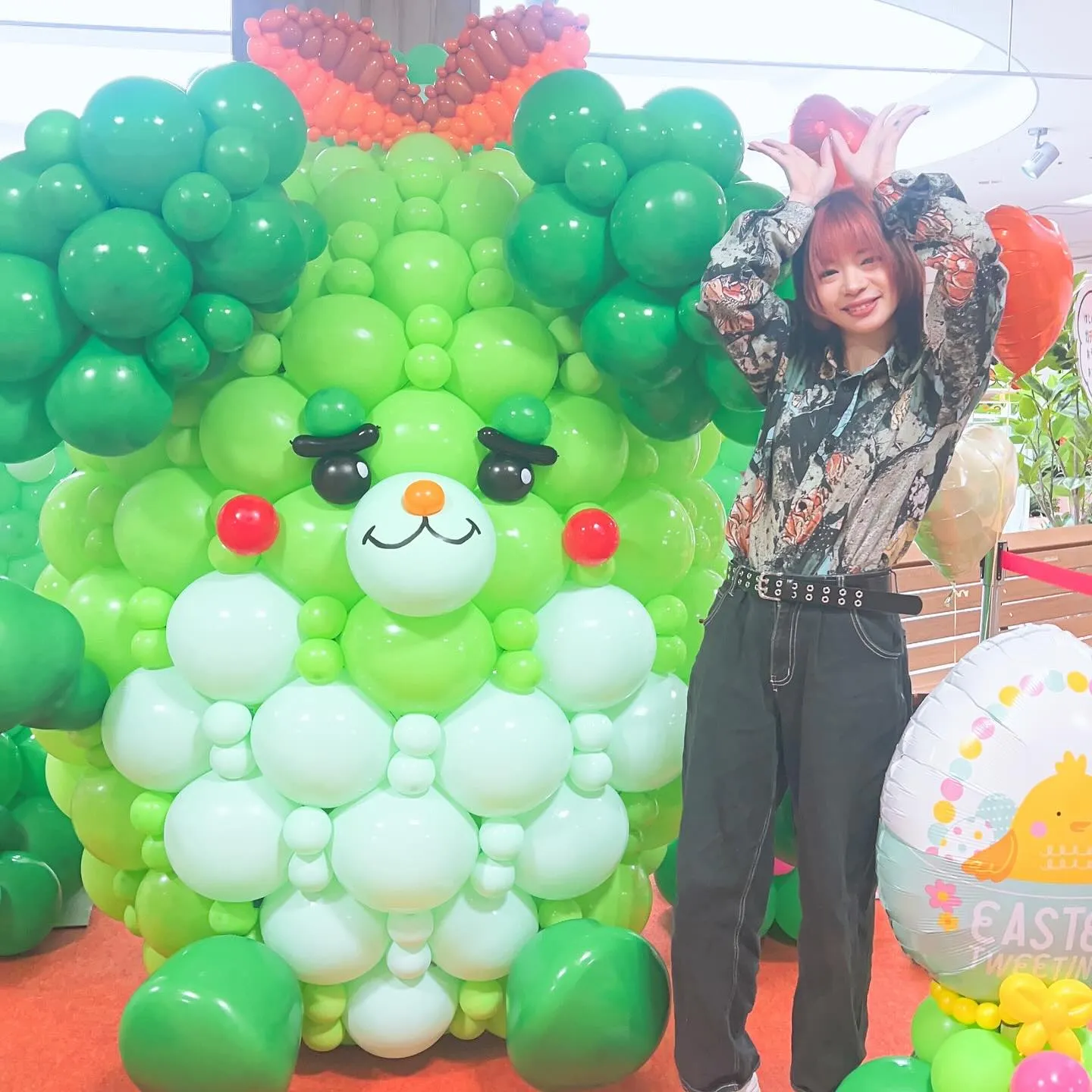 トナリエ南千里で「ガデもん」のバルーンアート登場!