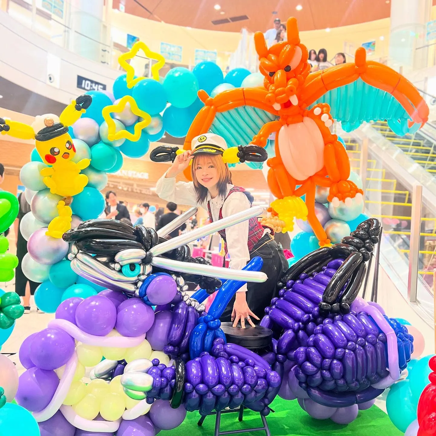 auイベント実施中！5/17〜18限定フォトスポット📷
