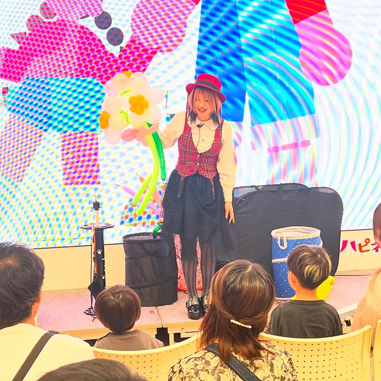 イオンモール草津でバルーンアートショー🎈
