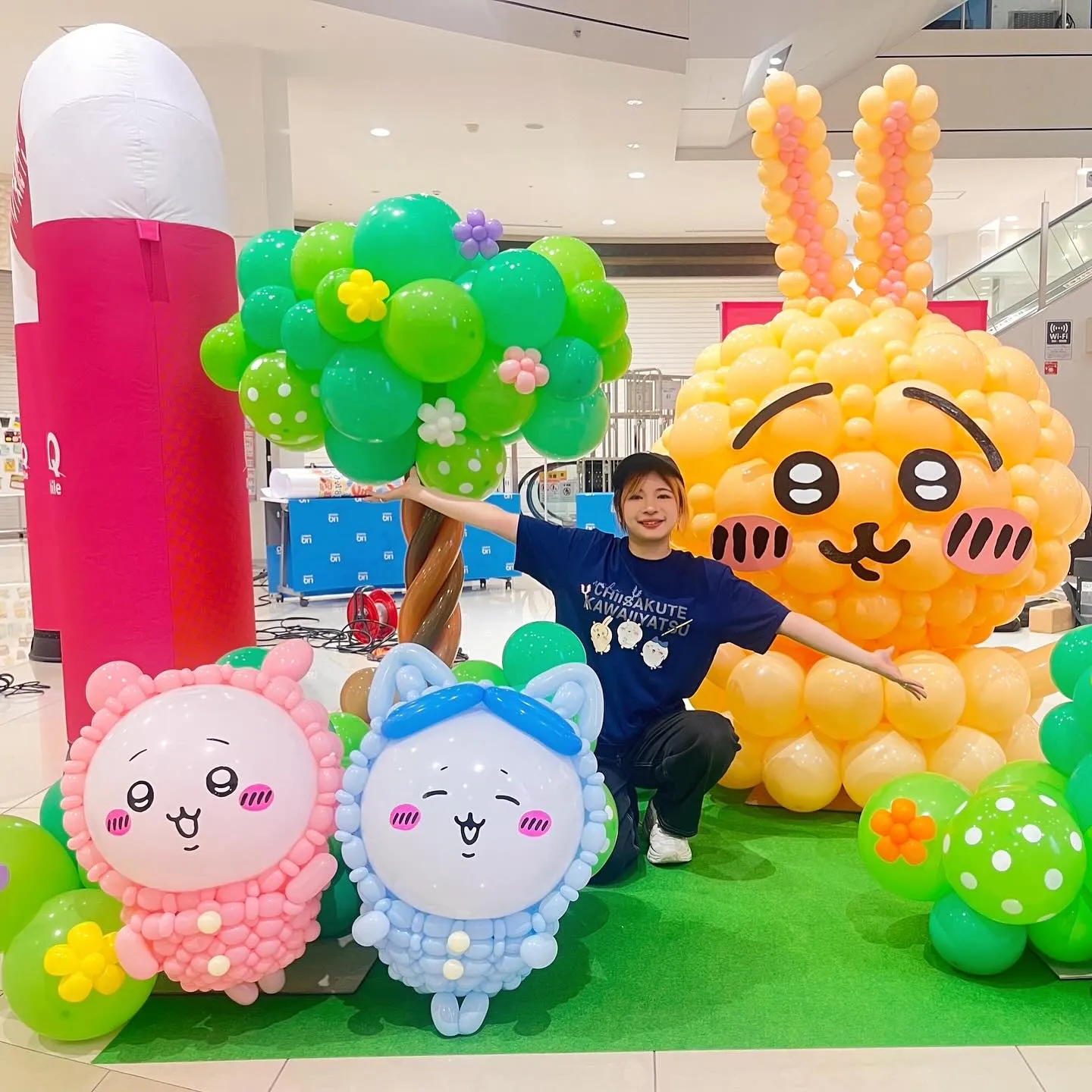 ちいかわをバルーンアートで作りました🎈