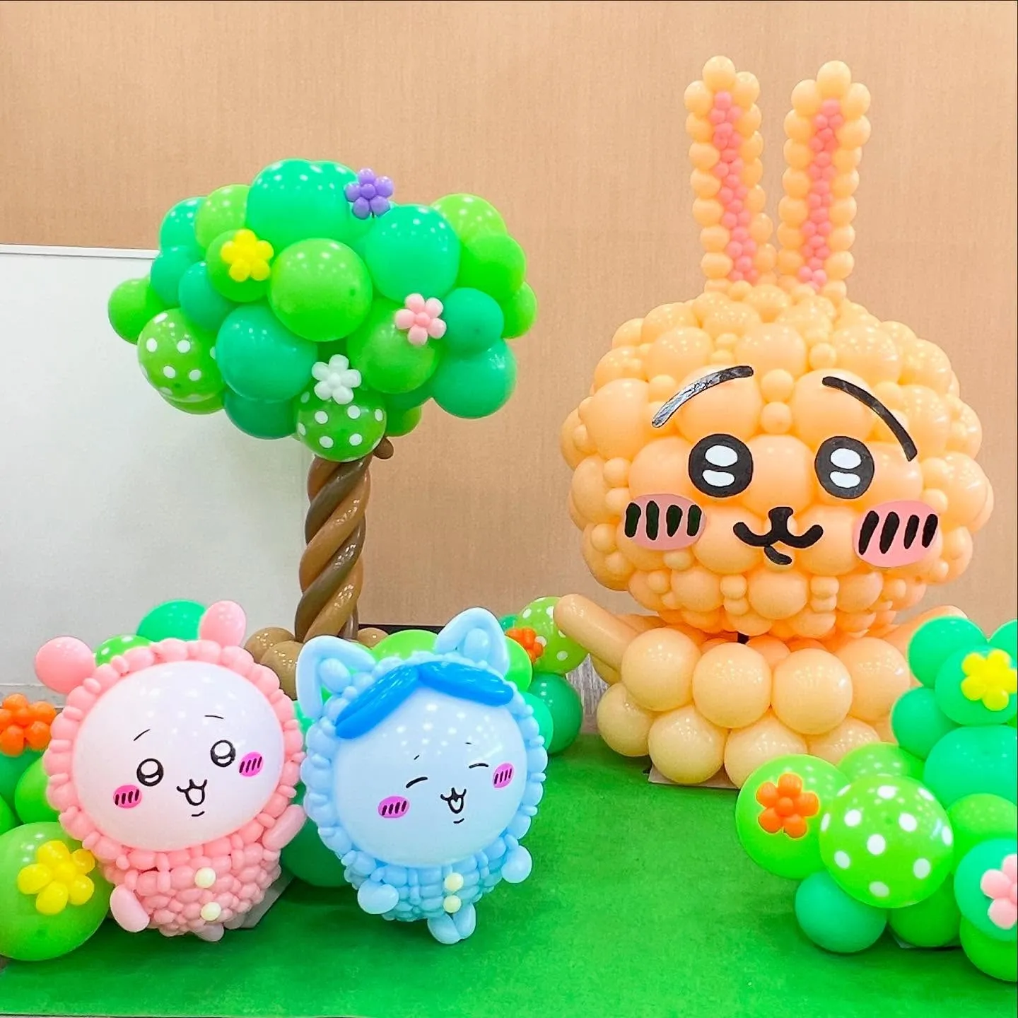 ちいかわをバルーンアートで作りました🎈