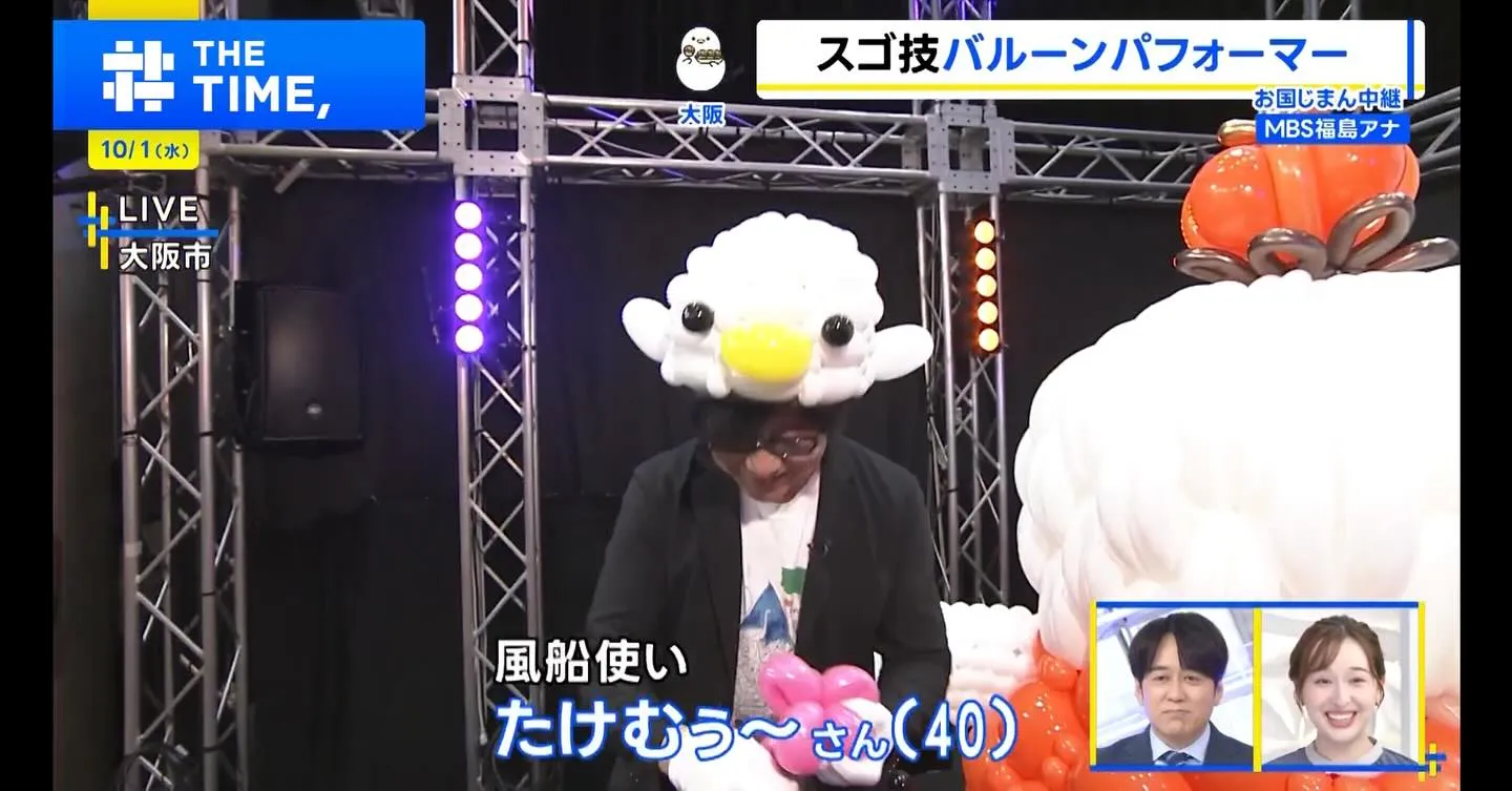 【出演報告】TBS「THE TIME.」に生放送出演しました...