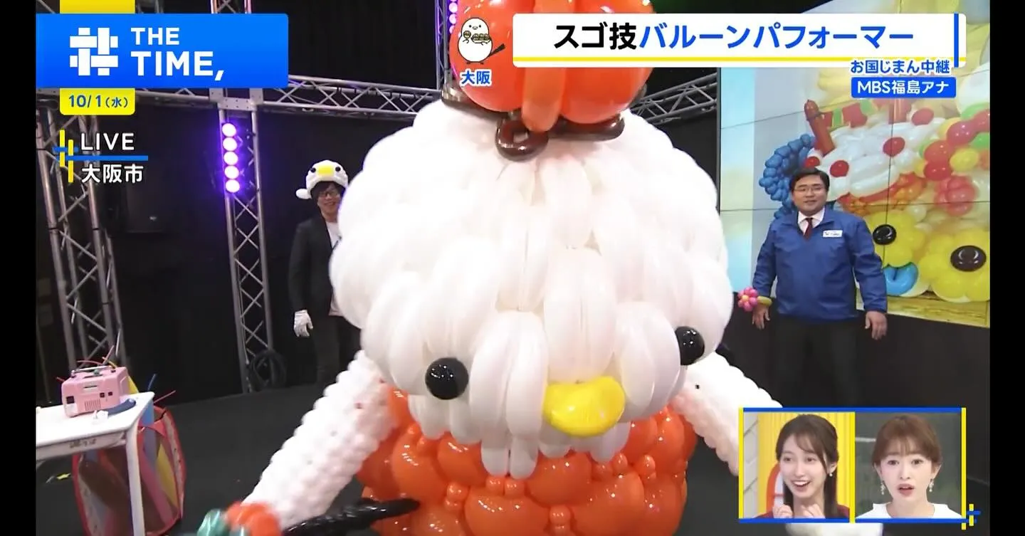【出演報告】TBS「THE TIME.」に生放送出演しました...