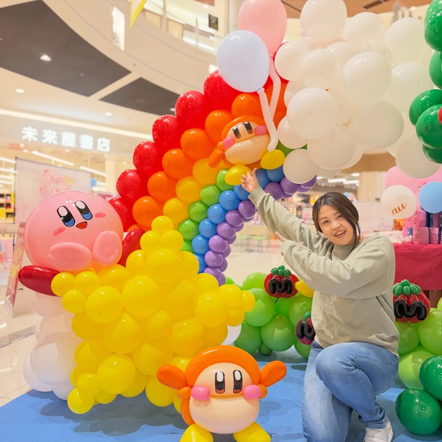 🎈**バルーンアートでカービィ作ってみたよ！**🎶