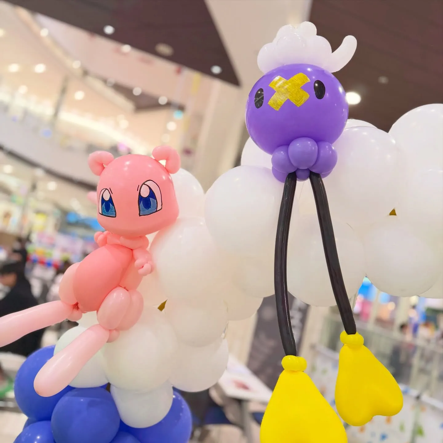 即興バルーンで遊ぶ、ぽこあポケモンの世界🎈✨