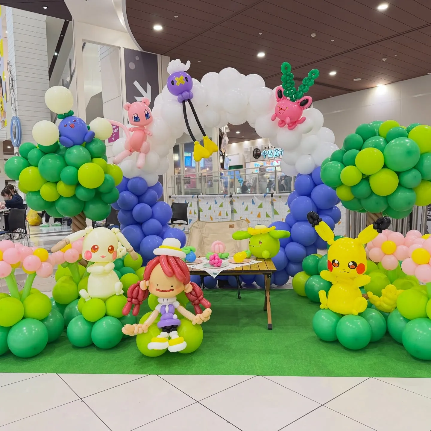 即興バルーンで遊ぶ、ぽこあポケモンの世界🎈✨