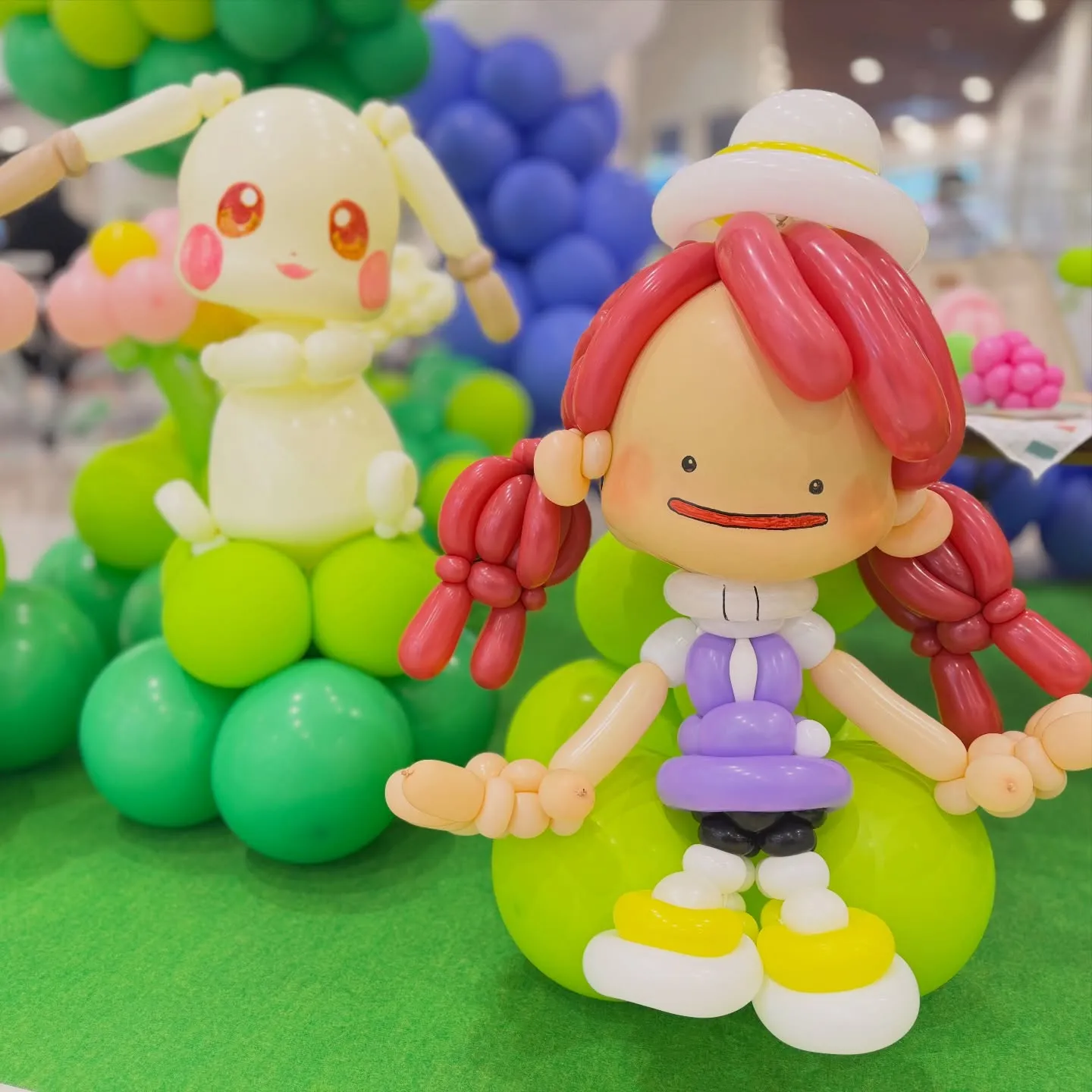 即興バルーンで遊ぶ、ぽこあポケモンの世界🎈✨