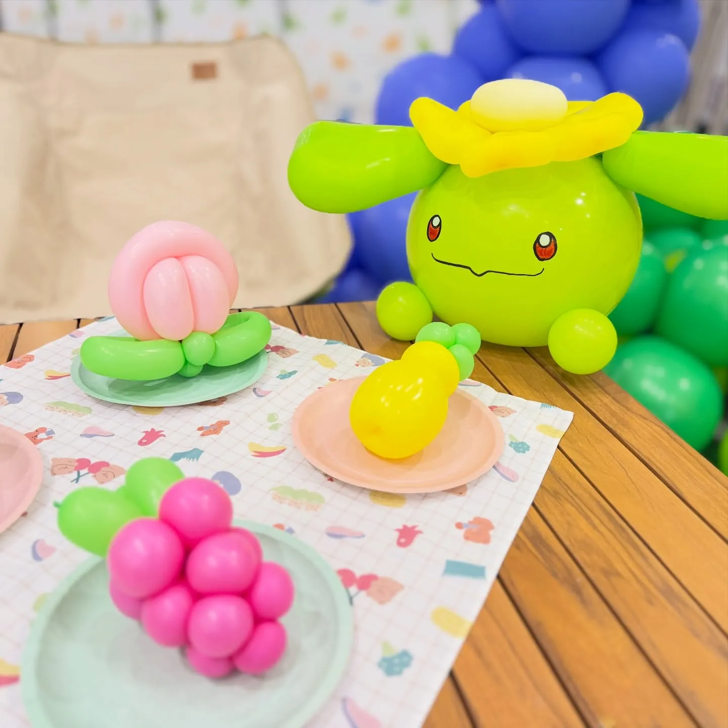 即興バルーンで遊ぶ、ぽこあポケモンの世界🎈✨