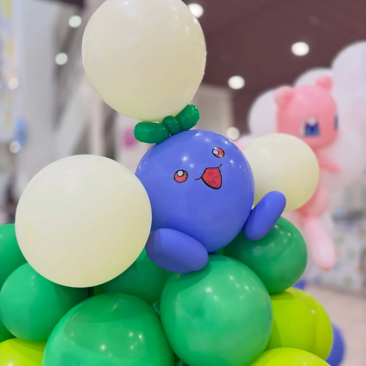 即興バルーンで遊ぶ、ぽこあポケモンの世界🎈✨