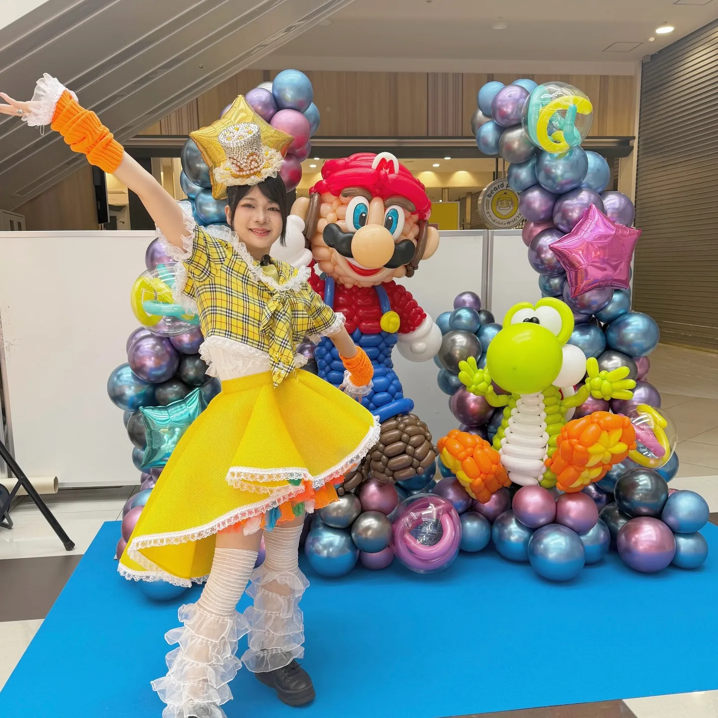 バルーンアーティストharuが新衣装で初出演中!イオンモール...